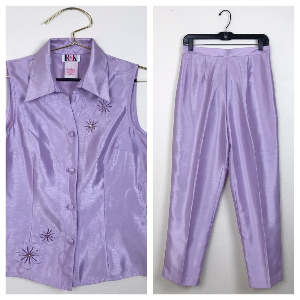 R&K Two-Piece Lavender Outfit😍